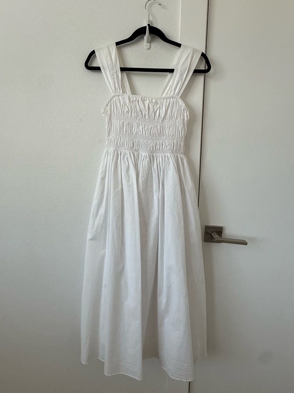 STAUD White dress mid length